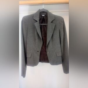 Xoxo signature gray blazer